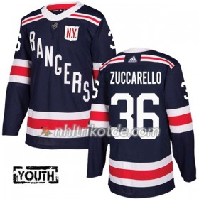 New York Rangers Trikot Mats Zuccarello 36 Adidas 2017-2018 Navy Blue 2018 Winter Classic Authentic - Kinder